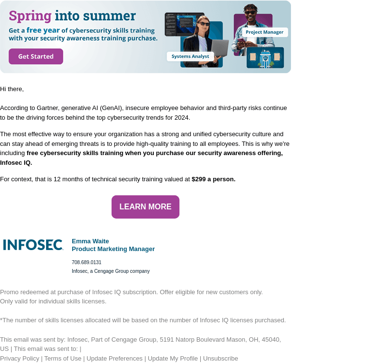 Security Awareness + Training Promo