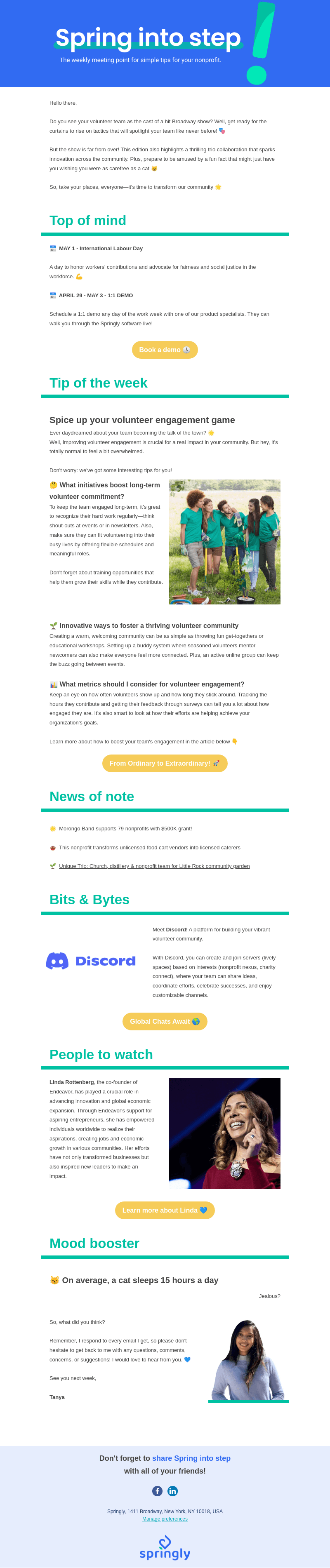 Springly email from Wed, May 1, 2024