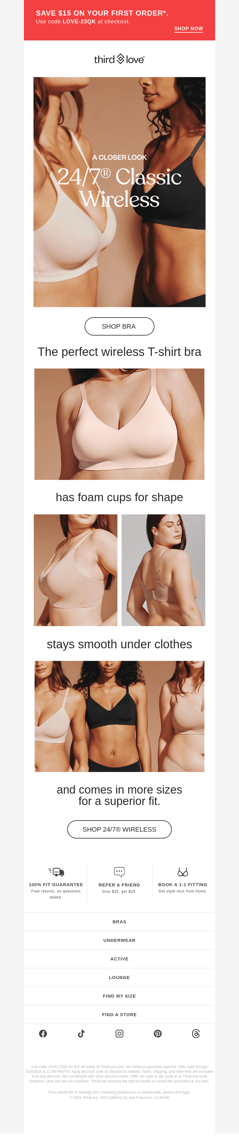 Deets on the NEW wireless bra
