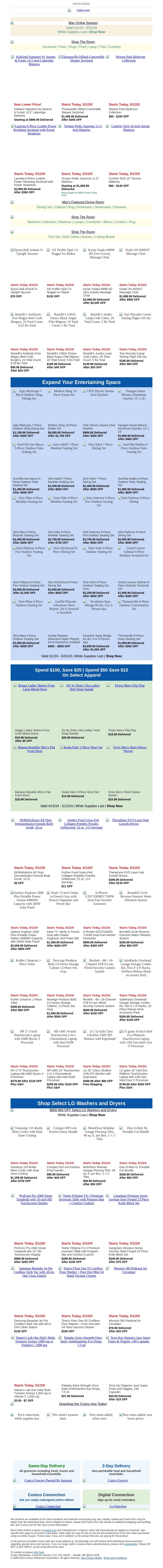 COS email from Wed, May 1, 2024