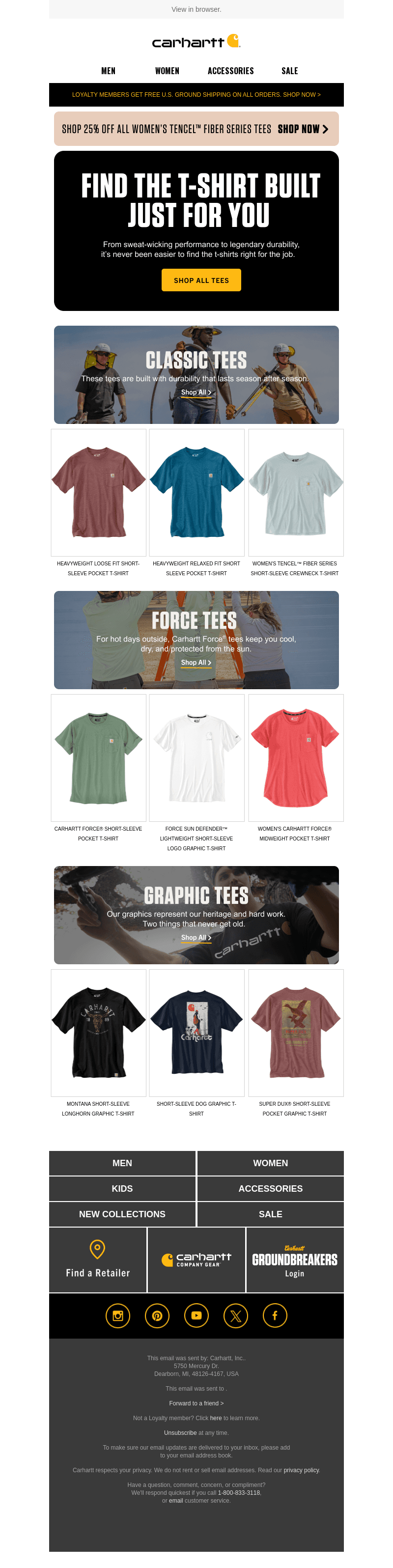 Your perfect tee is waiting