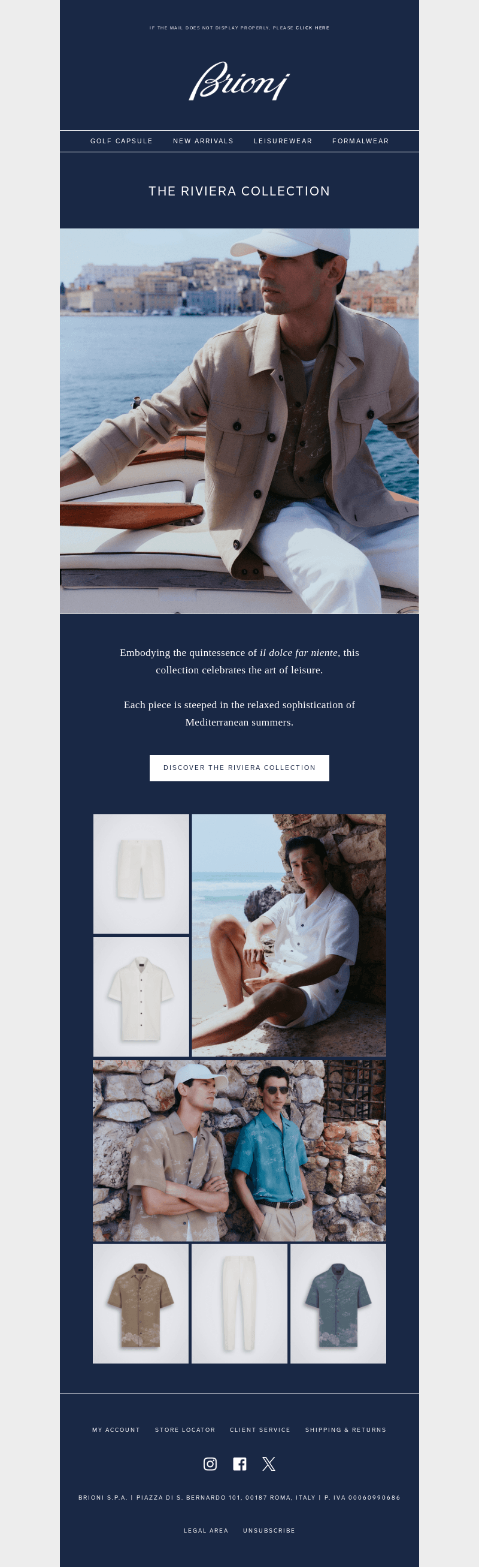 The Riviera collection