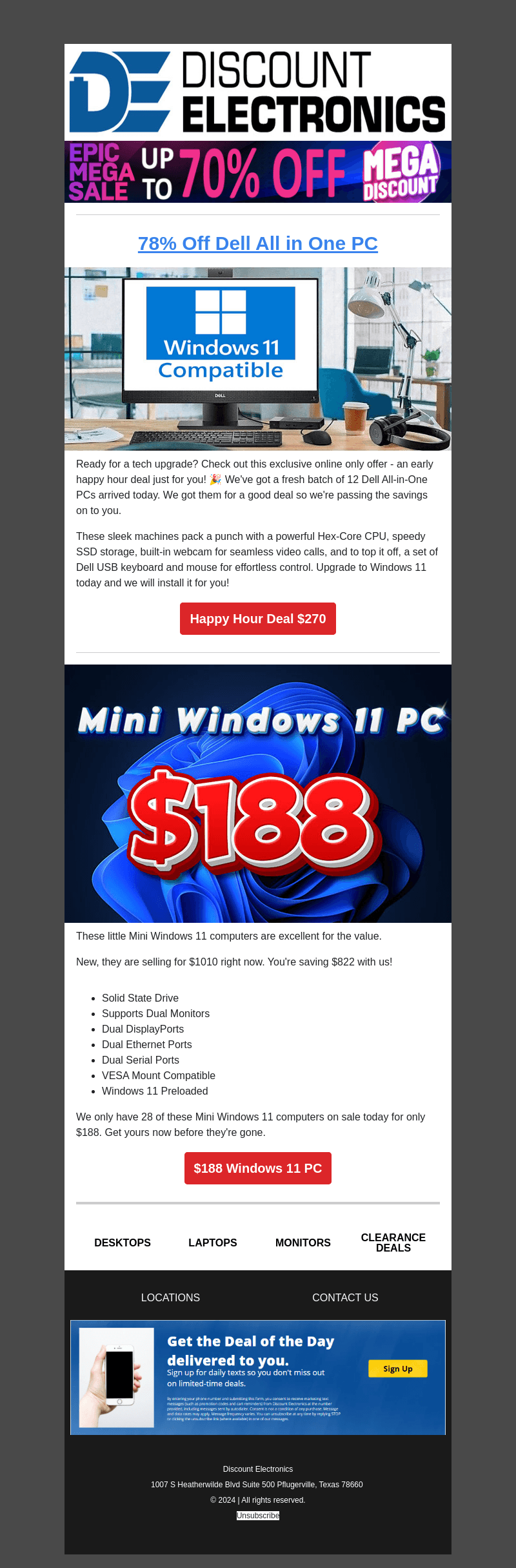 🍺 $270 Dell All-in-One PC - Windows 11 Ready