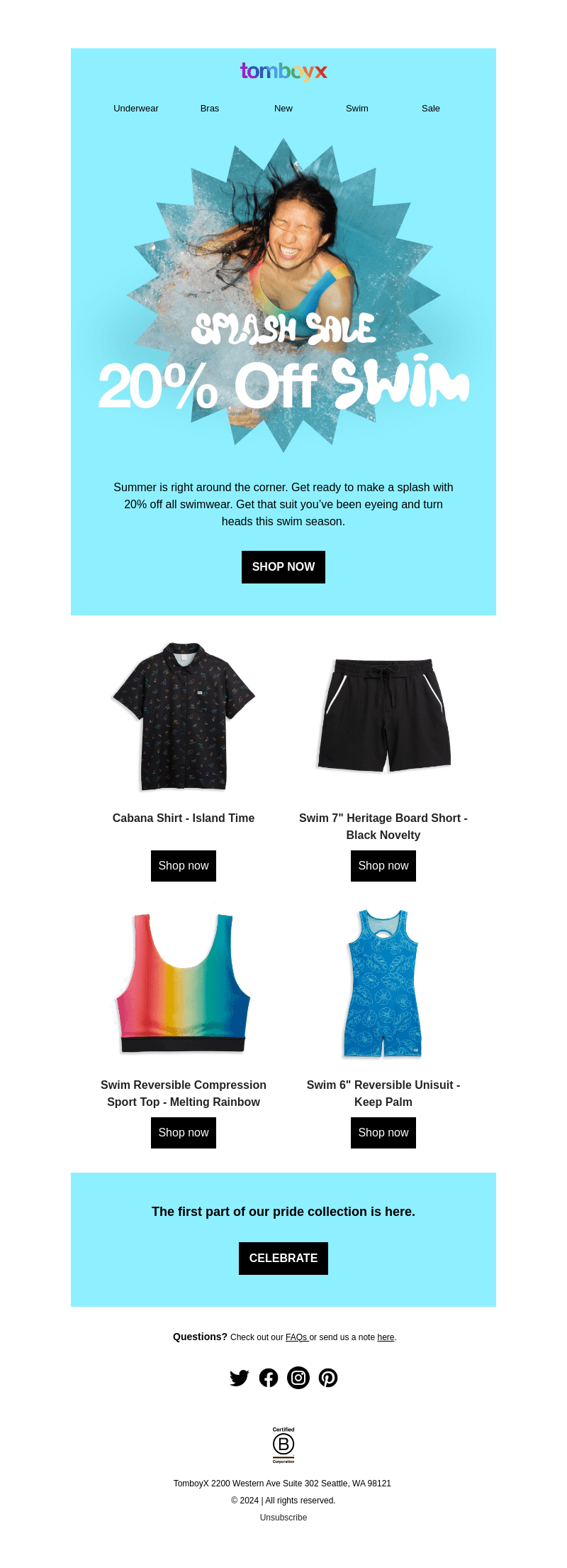 20% Off All Swim