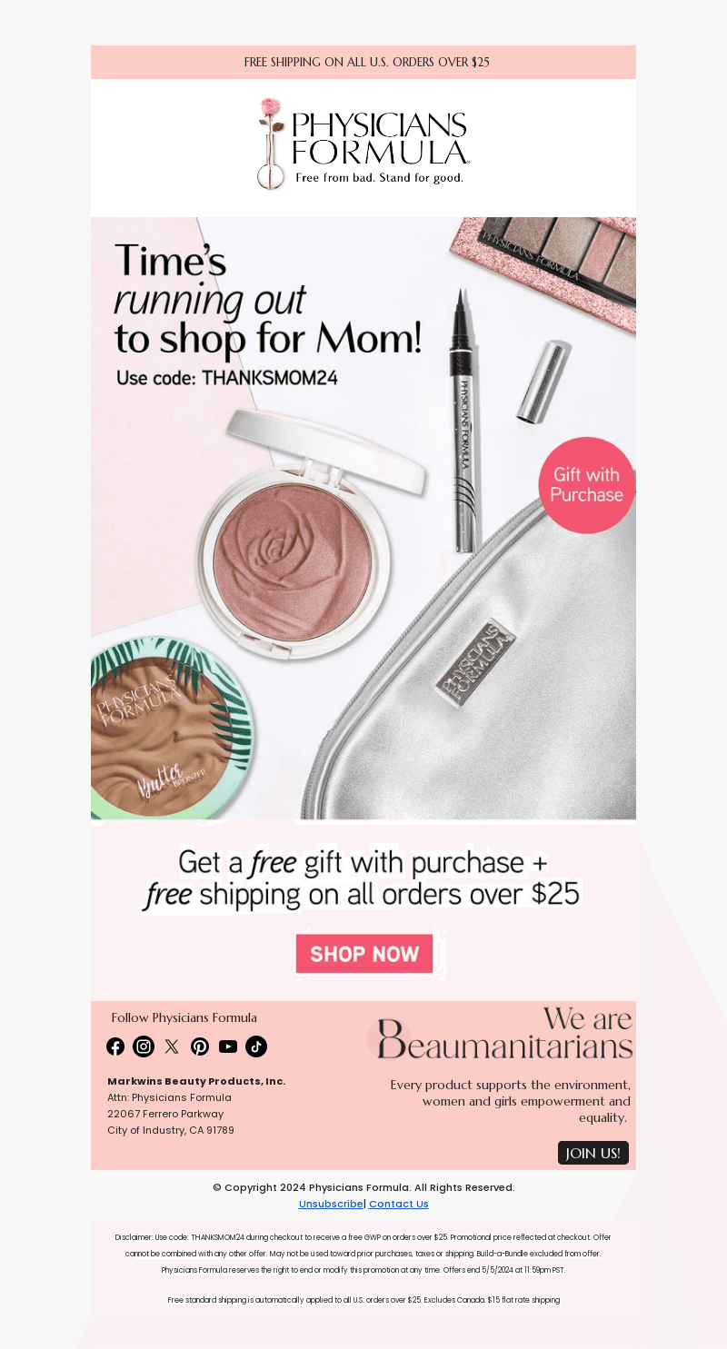 Free Gift + Shipping