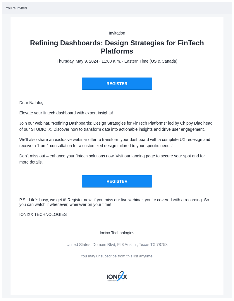 BigMarker email from Tue, May 7, 2024