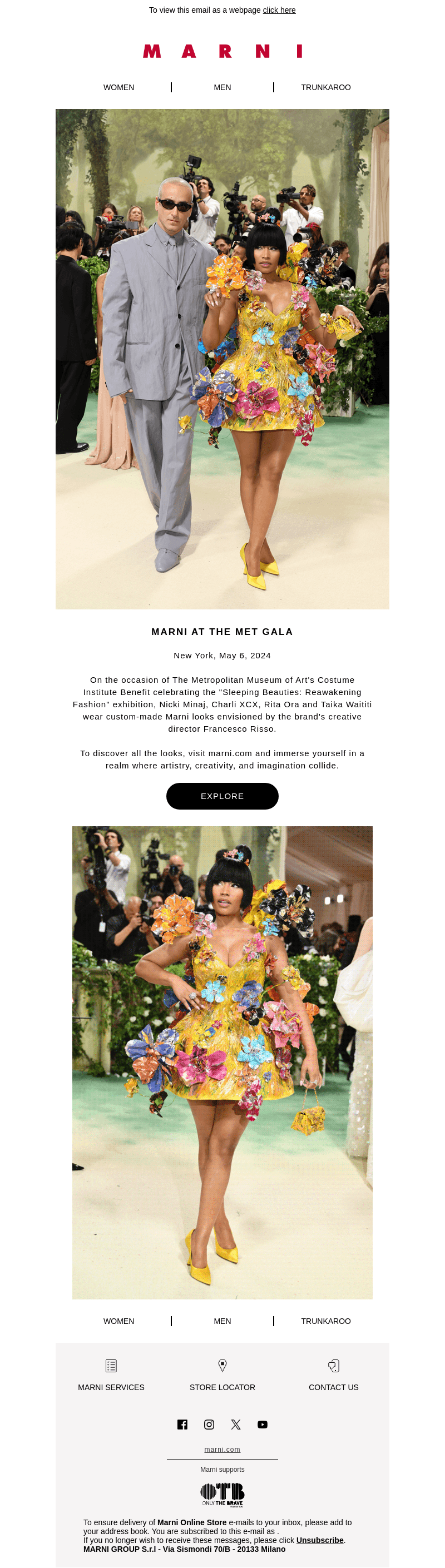 Marni at the Met Gala