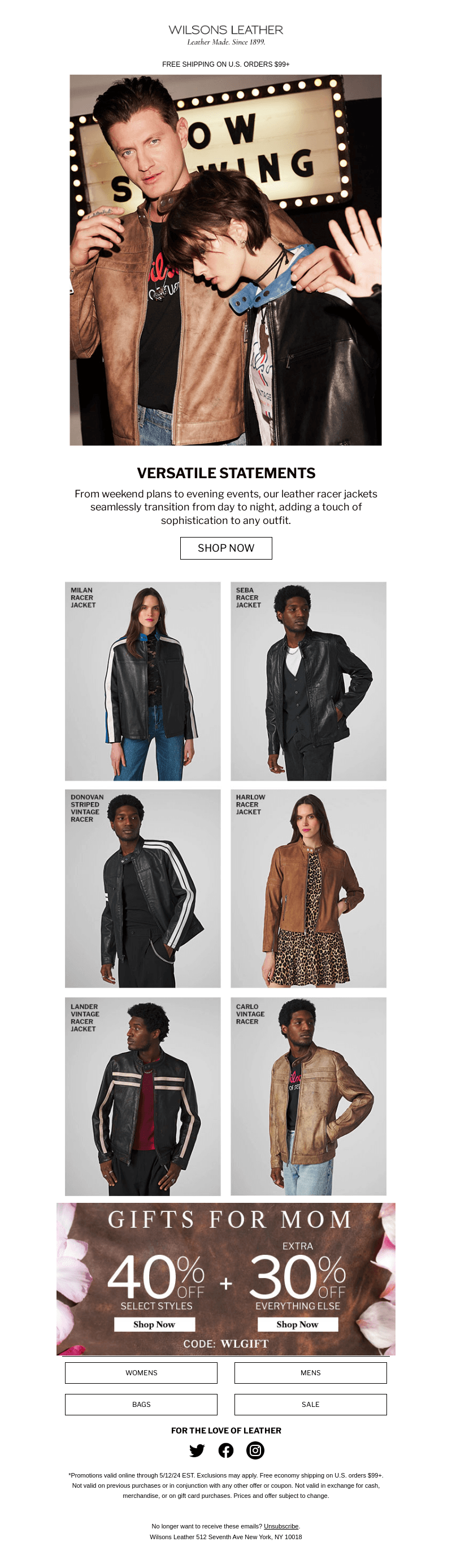 Wardrobe Staple: Leather Racer Jackets