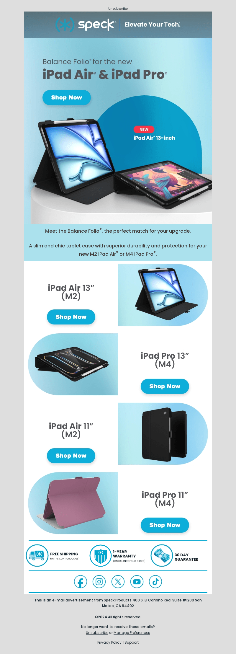 ✨ Balance Folio for the 2024 iPad.