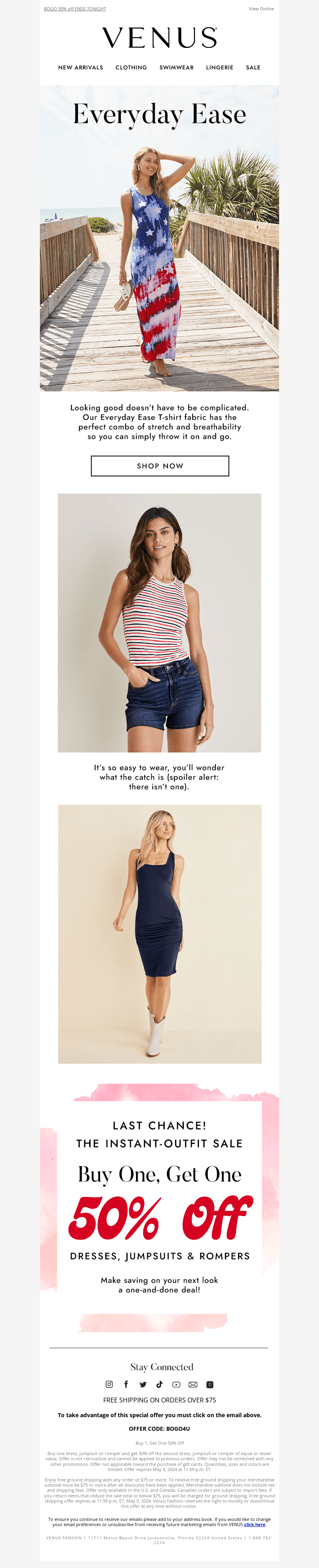 BOGO 50% off ENDS TONIGHT