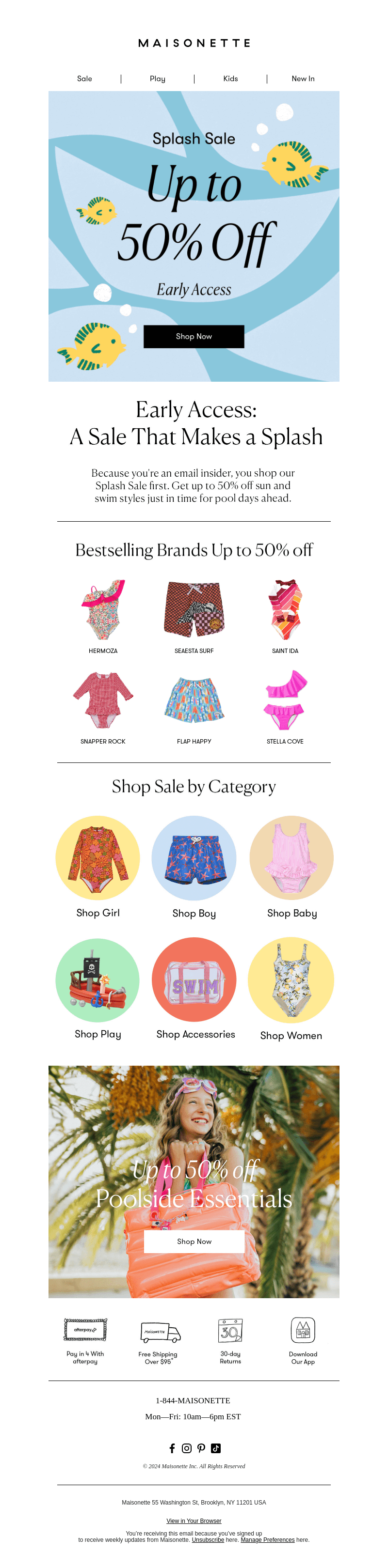 Your Early Access 🌞 Splash Sale