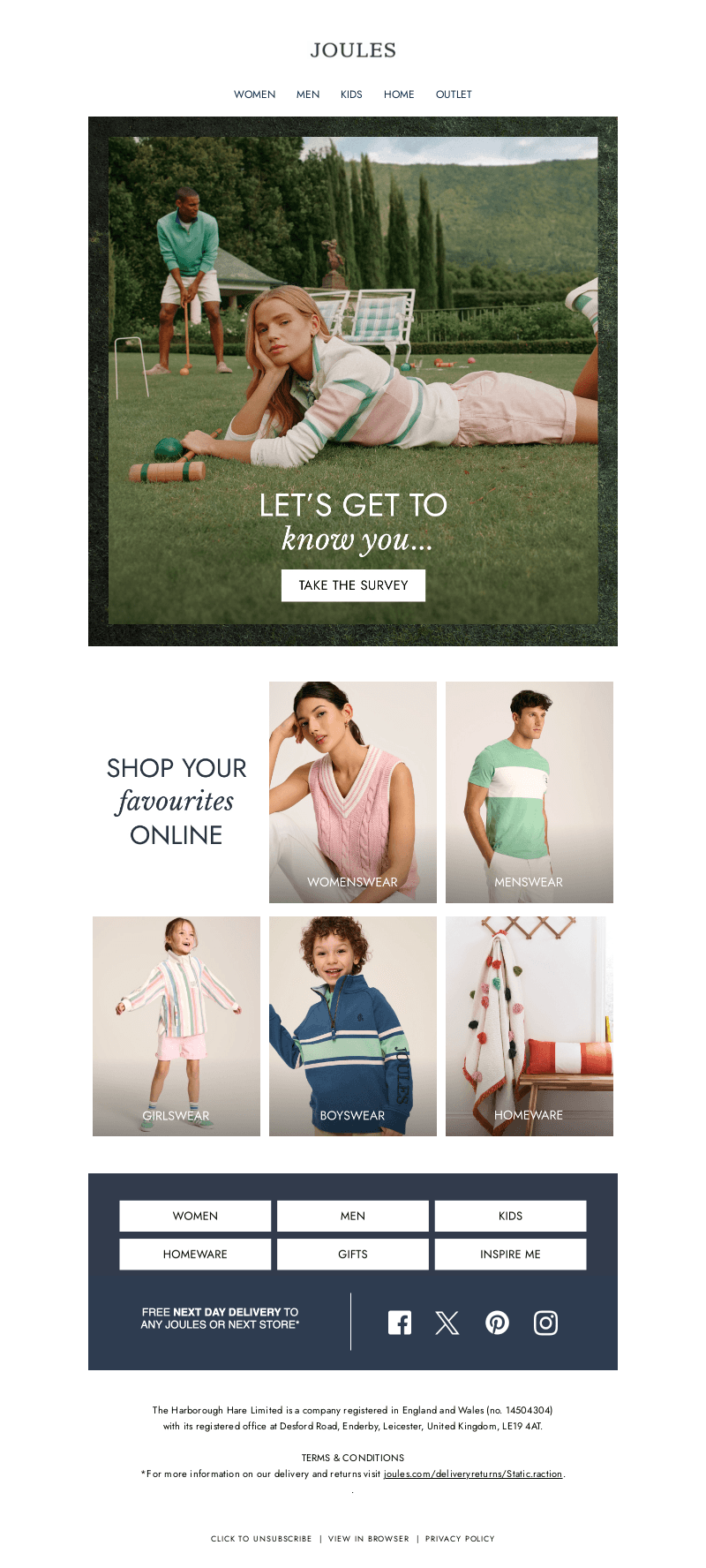 Joules email from Fri, May 10, 2024