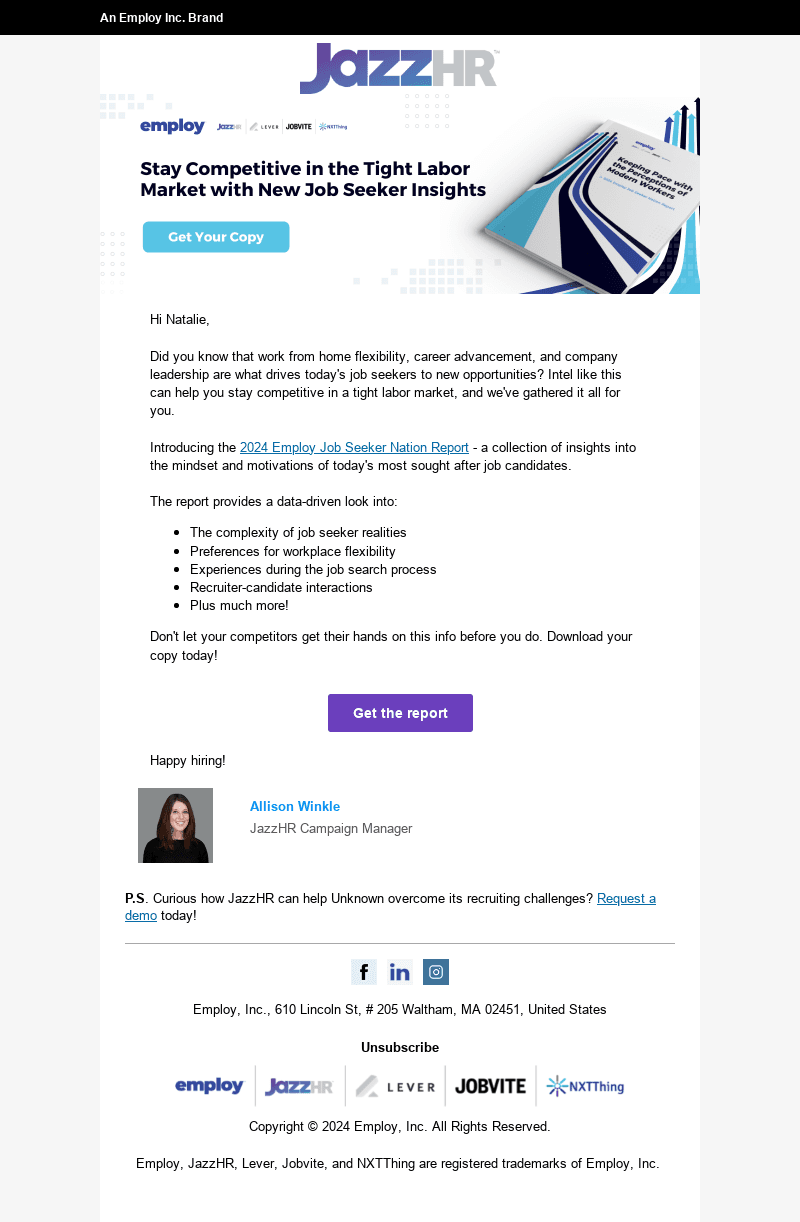 JazzHR email from Fri, May 10, 2024