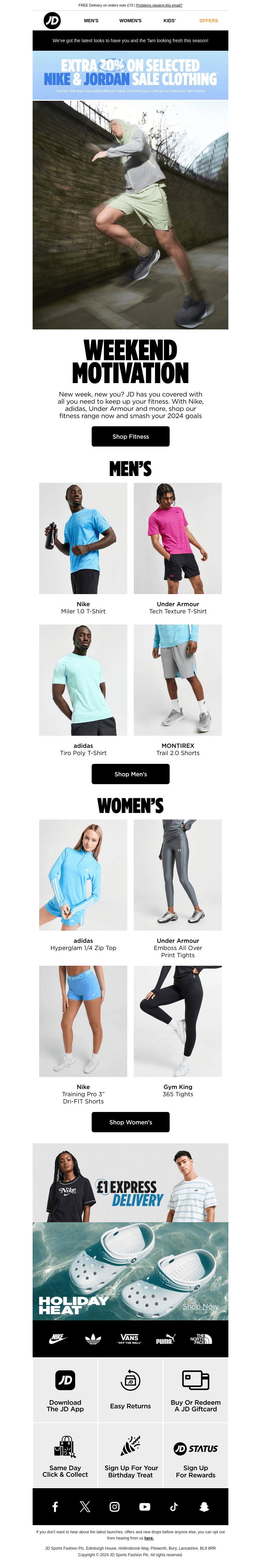 Refresh Your Rotation + £1 Express Delivery!🏃‍♀️