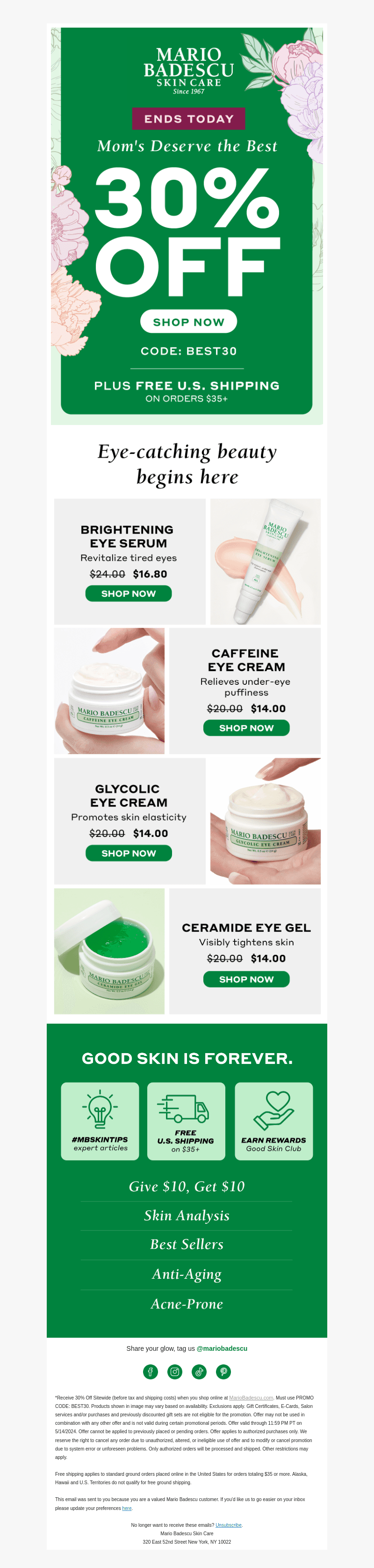 ENDS TODAY: 30% Off Sitewide