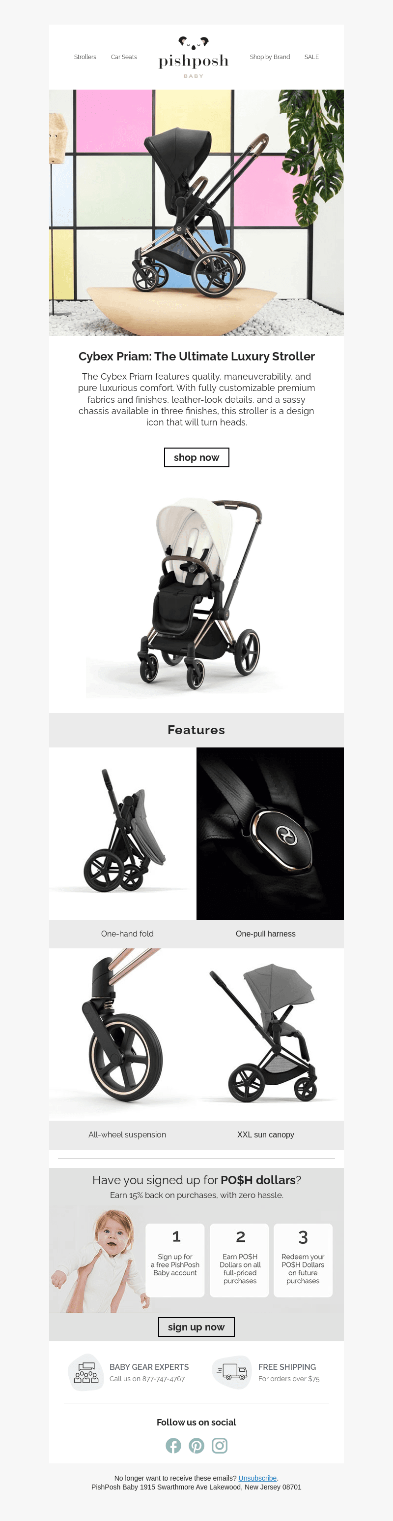 Cybex Priam: A Luxe Stroller with superior functionality