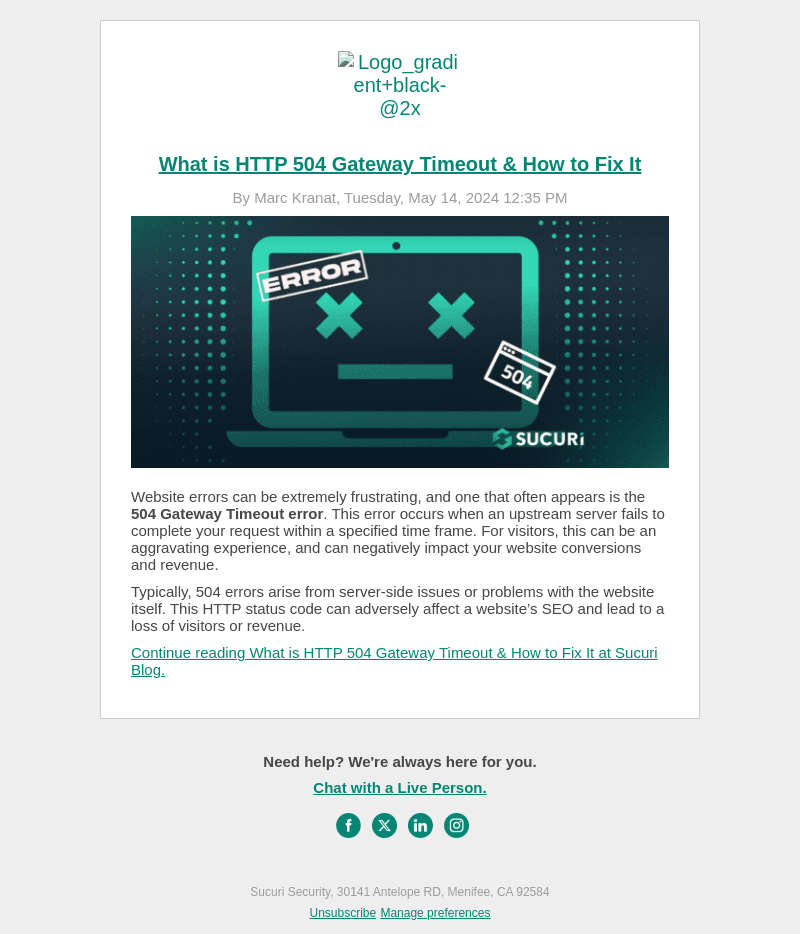 What is HTTP 504 Gateway Timeout & How to Fix It