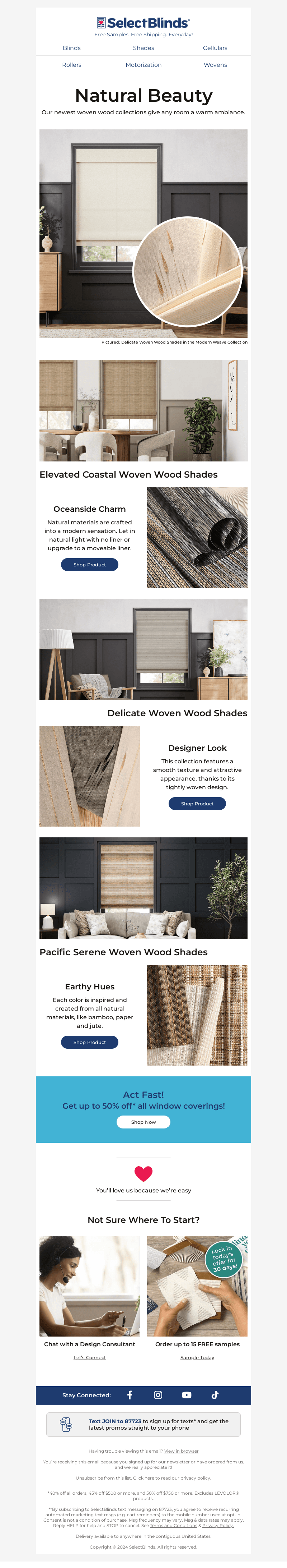 Natural Materials x Modern Sensation