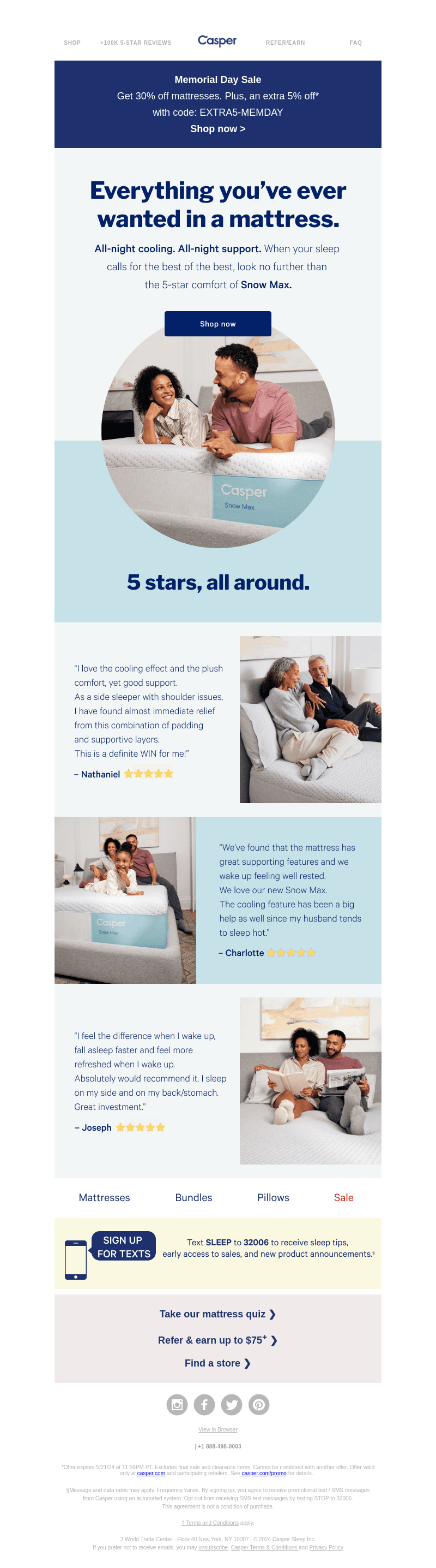 5-star cooling. 5-star support.