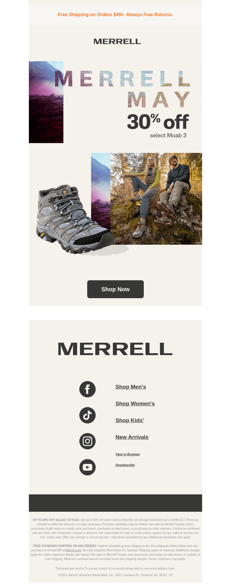 30% off the hiking boot worn by millions 🥾