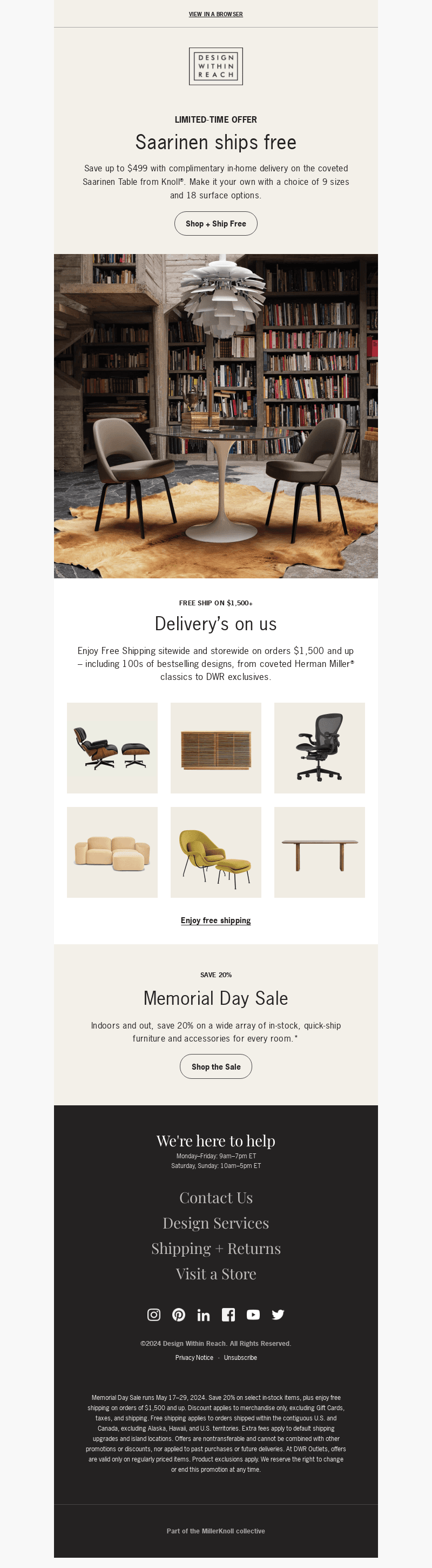Everything in this email ships free