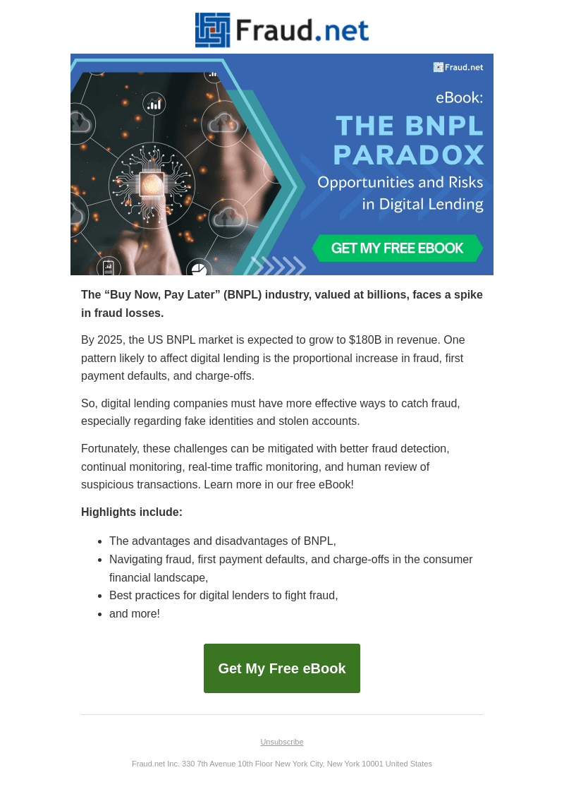 Fraud.net email from Mon, May 20, 2024