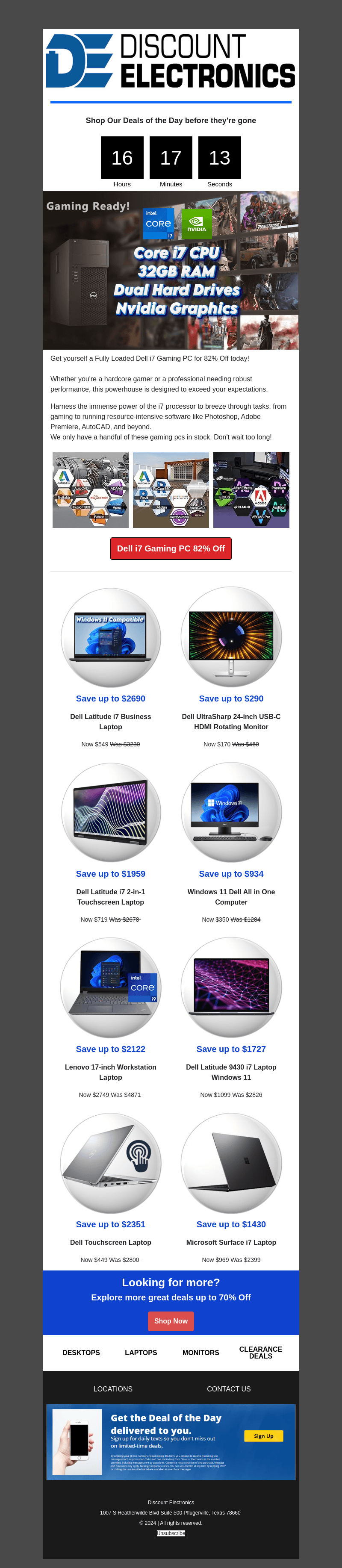 🔥 82% Off Dell i7 Gaming PC 32GB Nvidia