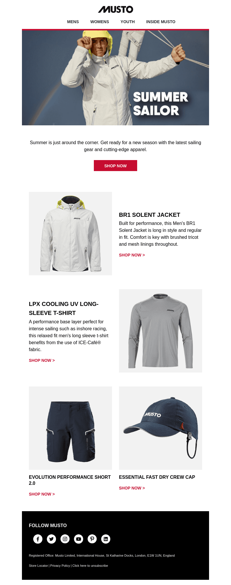 Gear up for summer sailing