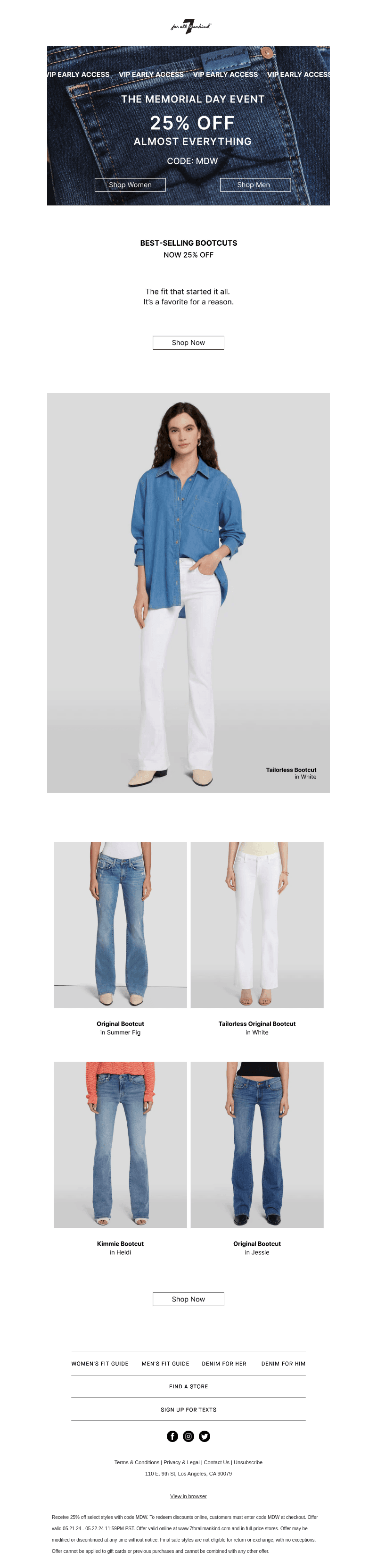 25% Off The Fit That Started It All