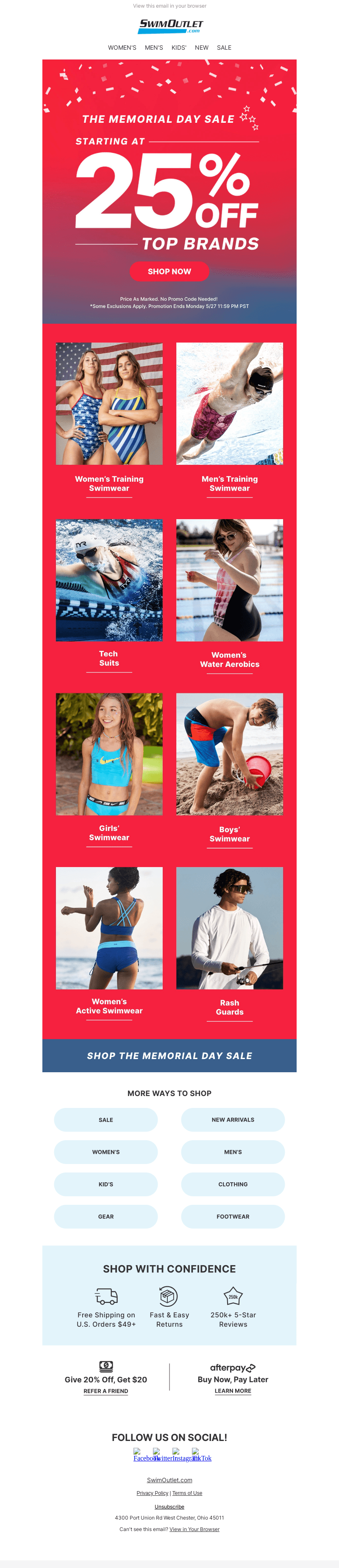 Top Brands are 25% OFF 🎉