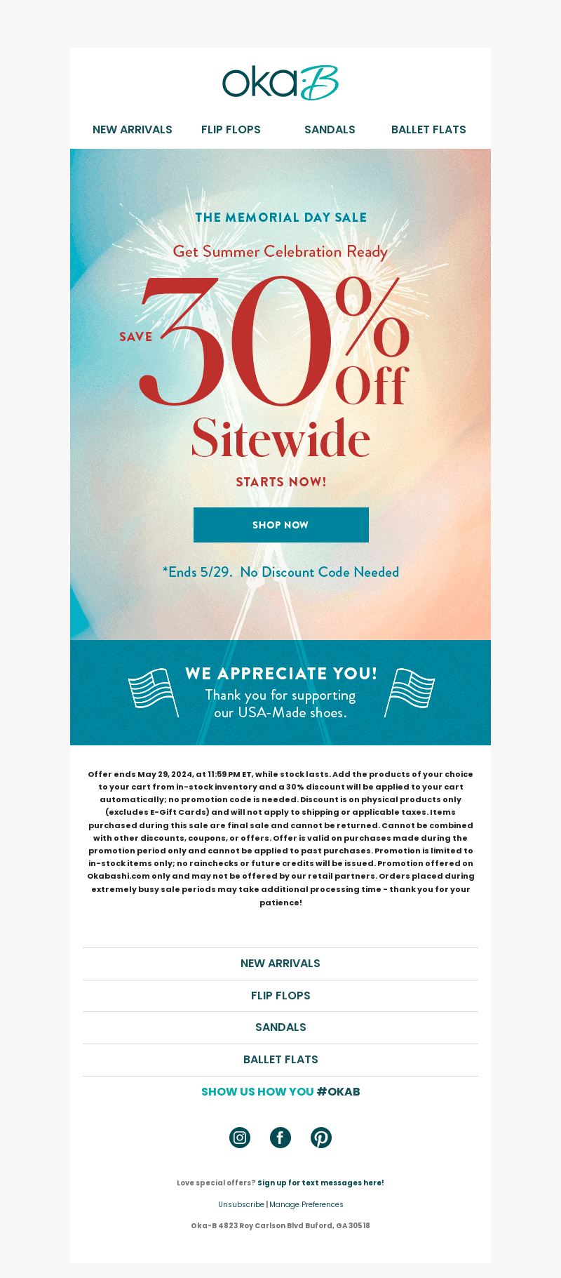 30% Off Sitewide Starts Now!