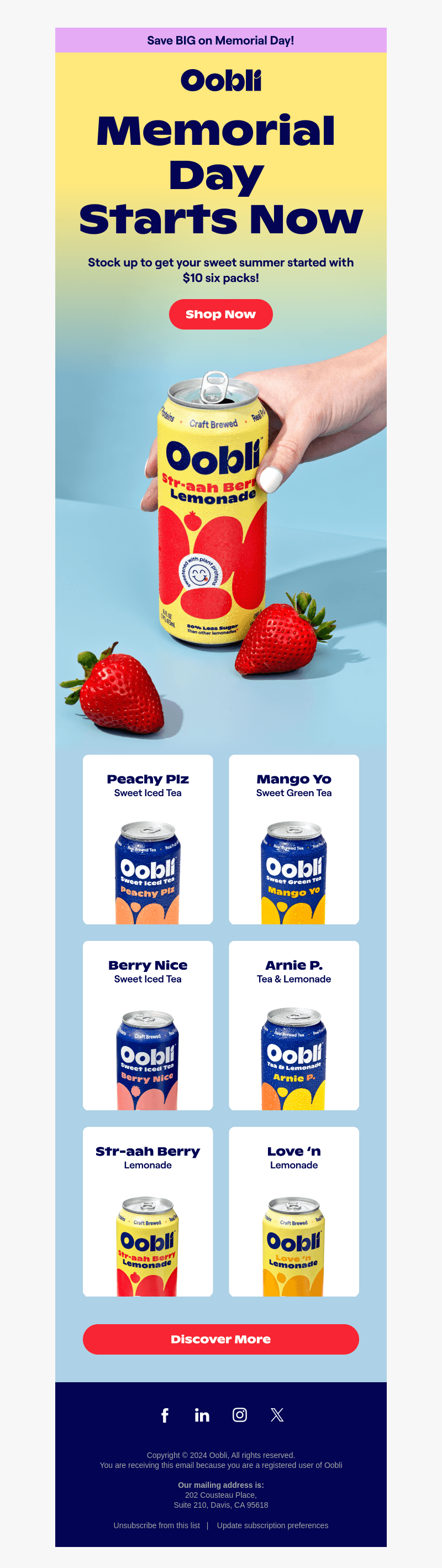 Oobli email from Thu, May 23, 2024