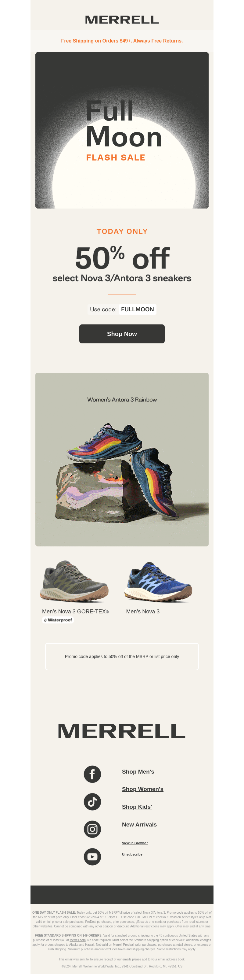 50% off must-have sneakers ends tonight!