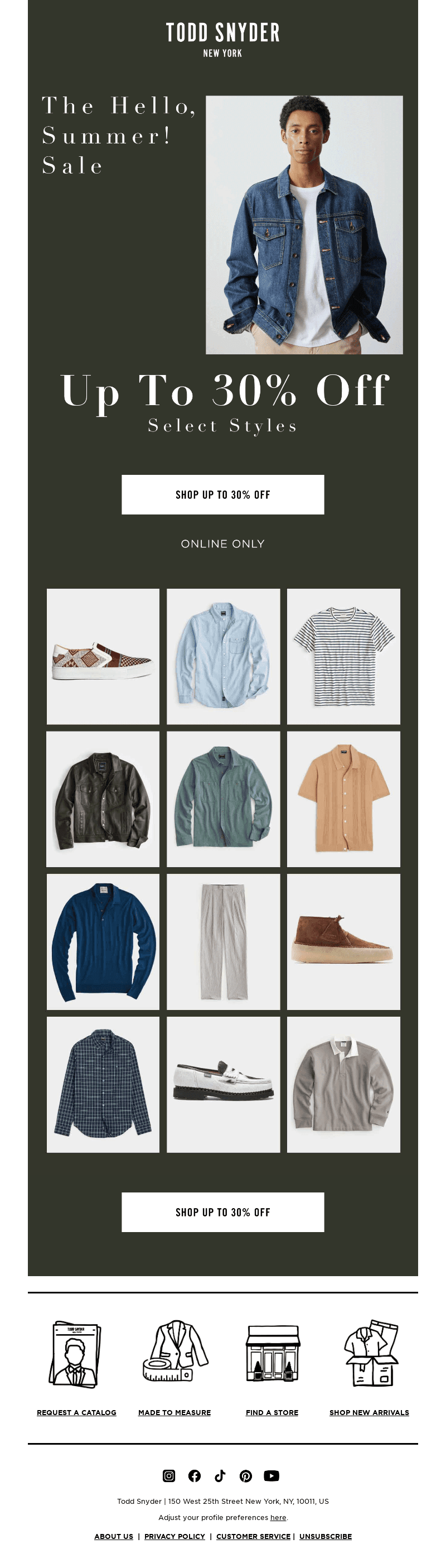 FRIDAY PERK: Up To 30% Off