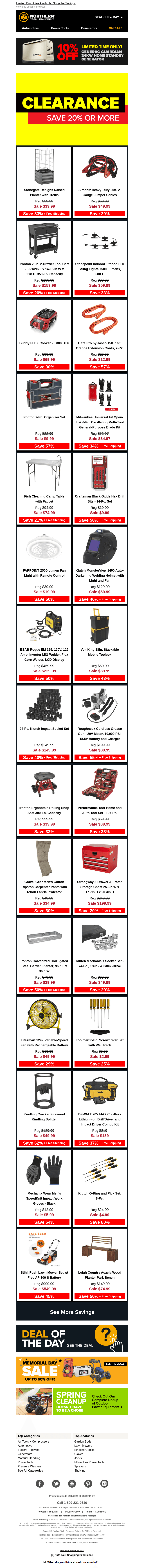 Save Up To 80% on Our Clearance Selection!