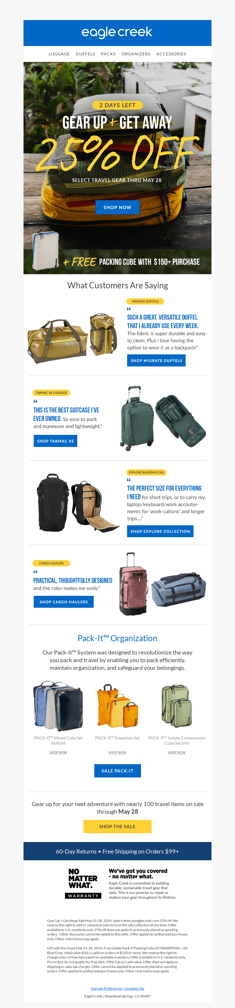 Gear Up with 25% Off