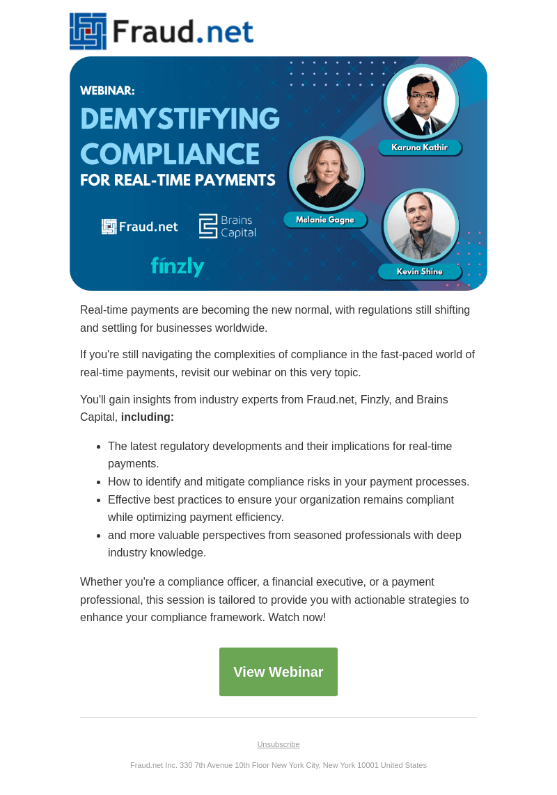 Fraud.net email from Mon, May 27, 2024
