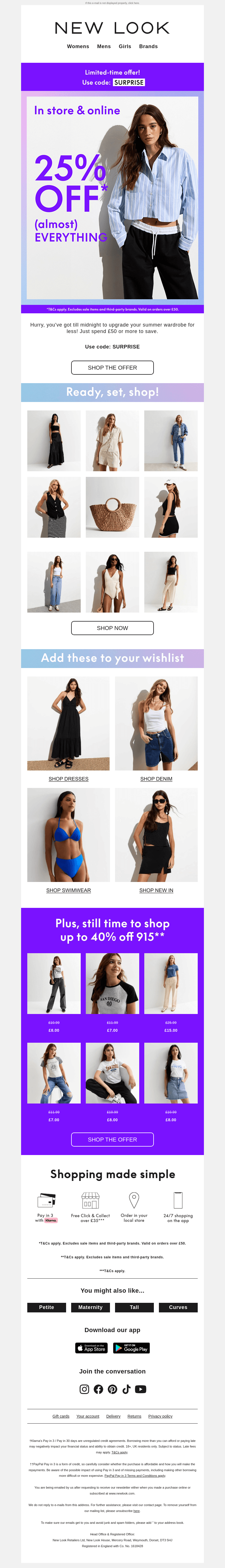 Few hours left: 25% off (almost) EVERYTHING