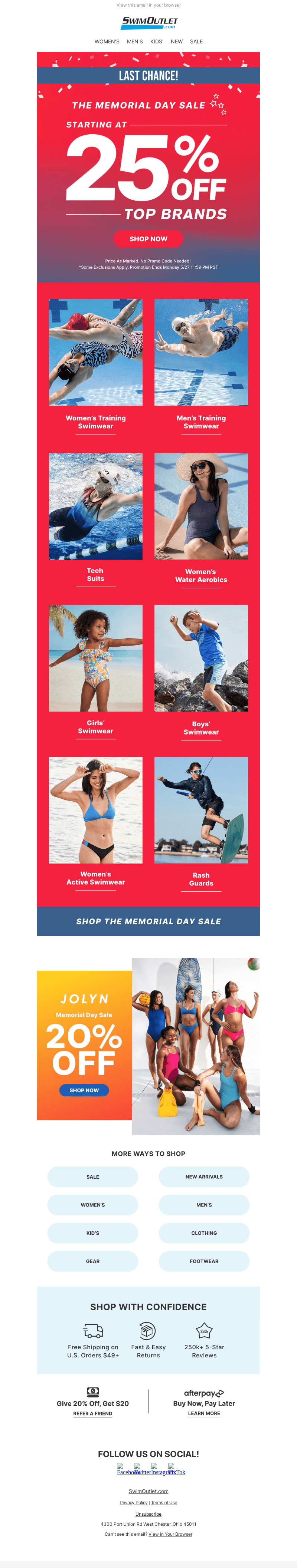 Final Hours ➡️ 25% off Top Brands! 💧
