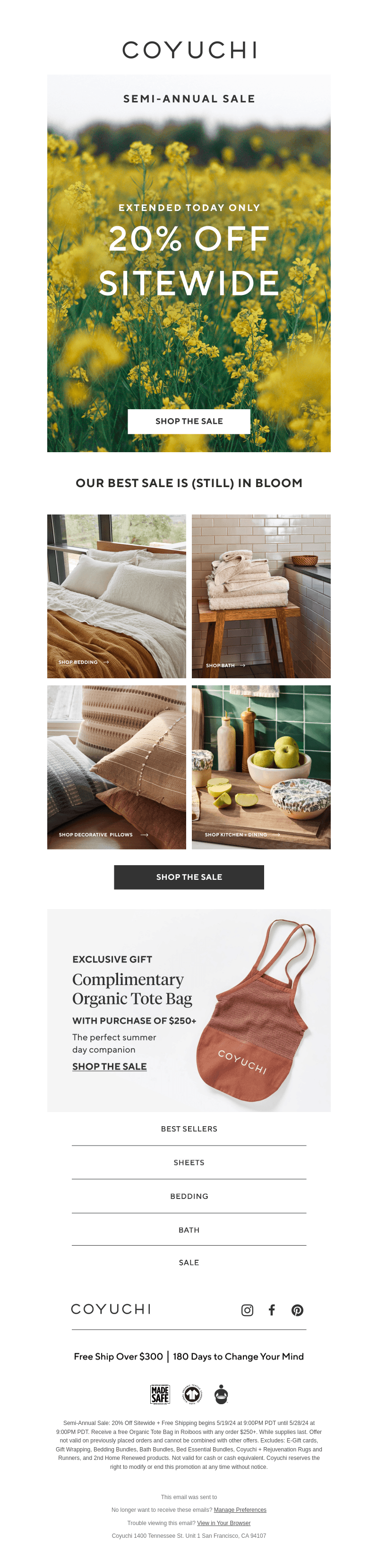 EXTENDED: 20% Off Sitewide for One More Day