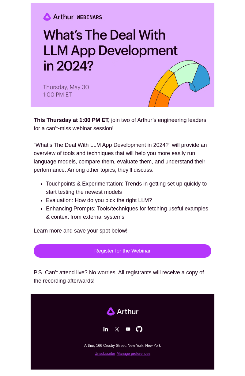 This Thursday: LLM App Development in 2024 💻