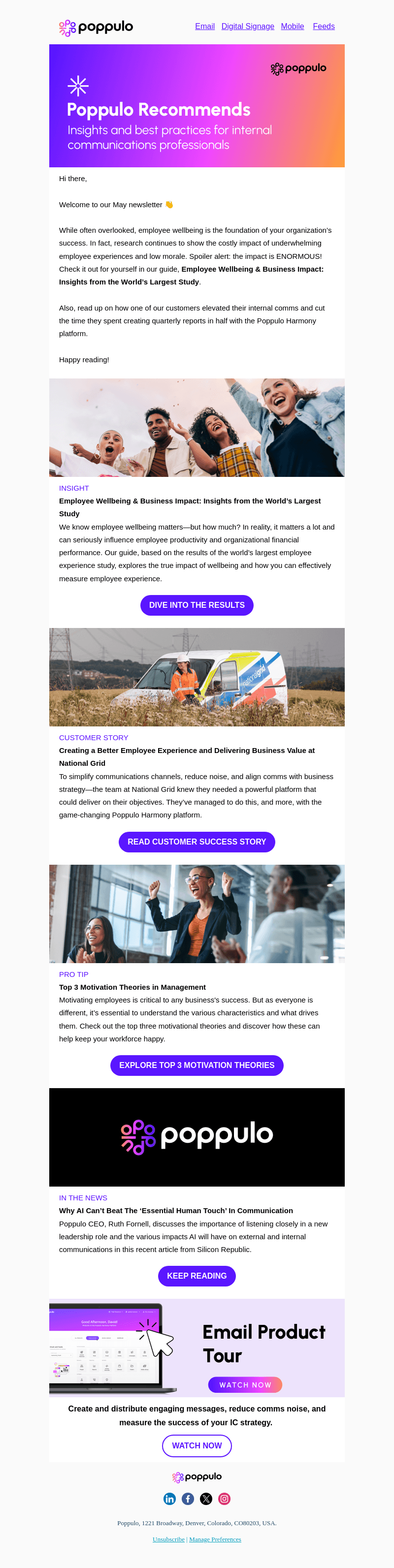 poppulo email from Thu, May 30, 2024