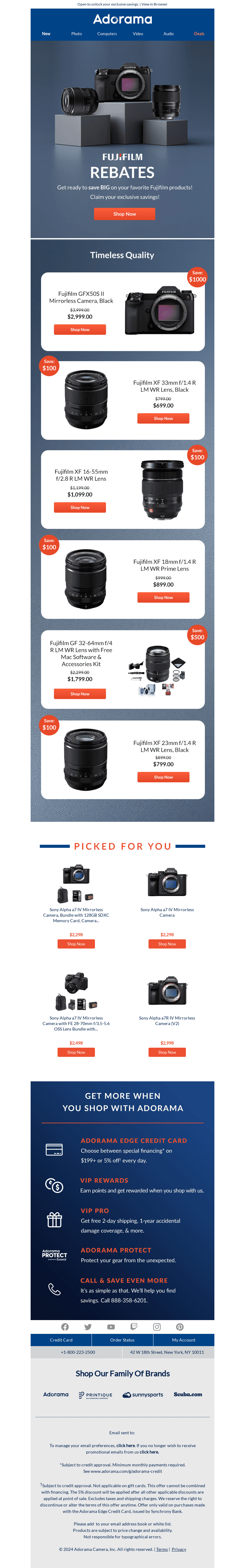 Ready, Set, Save BIG on Fujifilm!