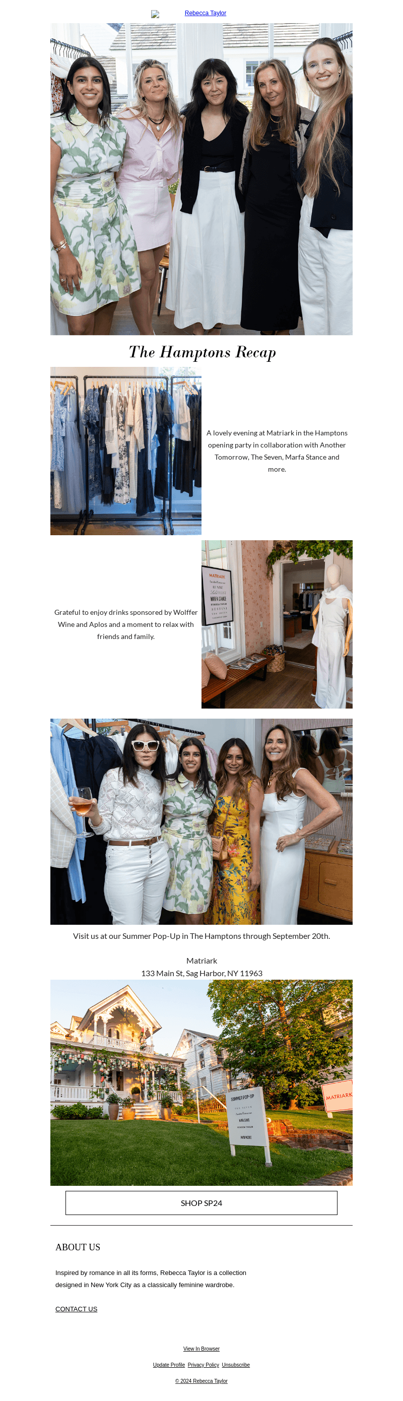 Hamptons recap event at Matriark
