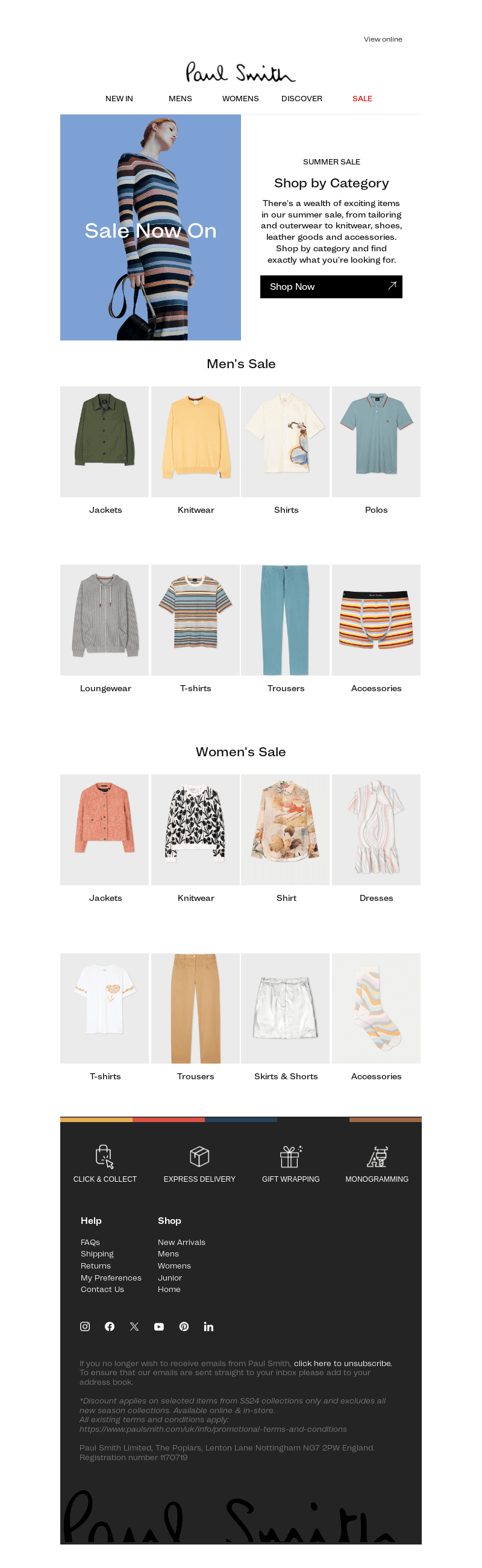 The sale continues