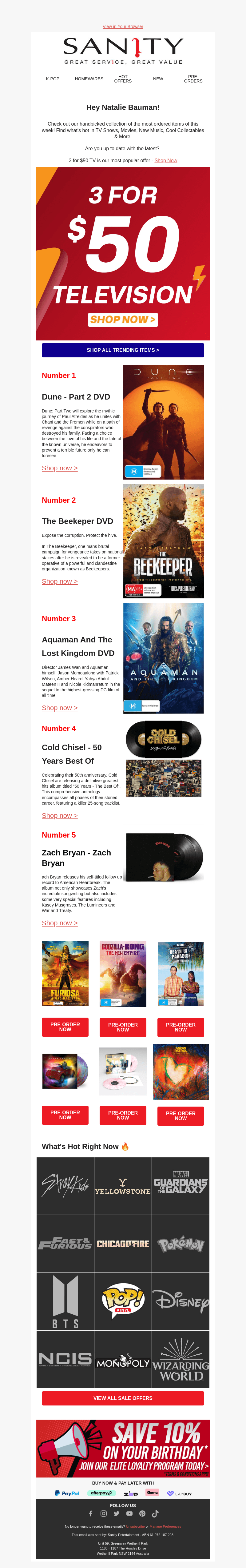 What's Hot This Week!