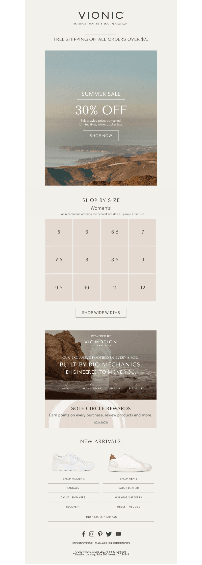 Summer Savings: 30% Off select styles