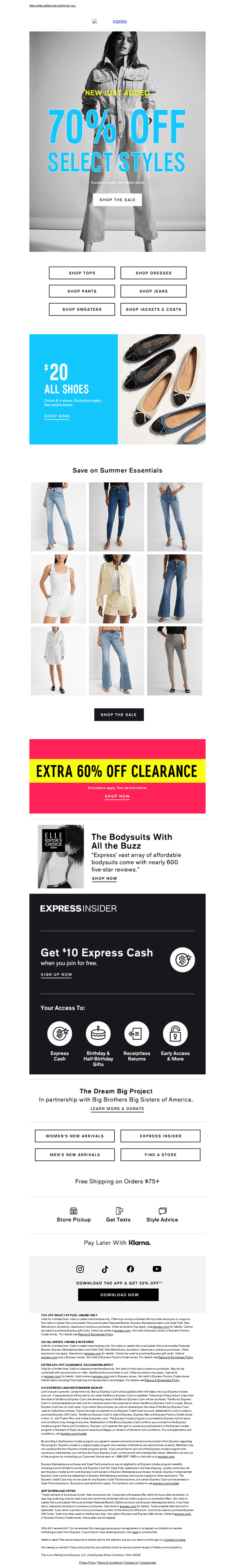 Have you shopped 70% off online yet?