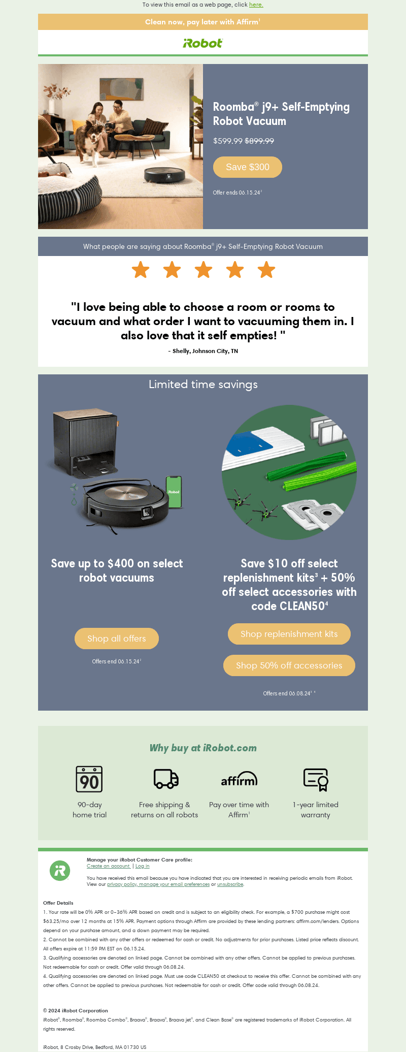 Robot vacuums up to $400 off!