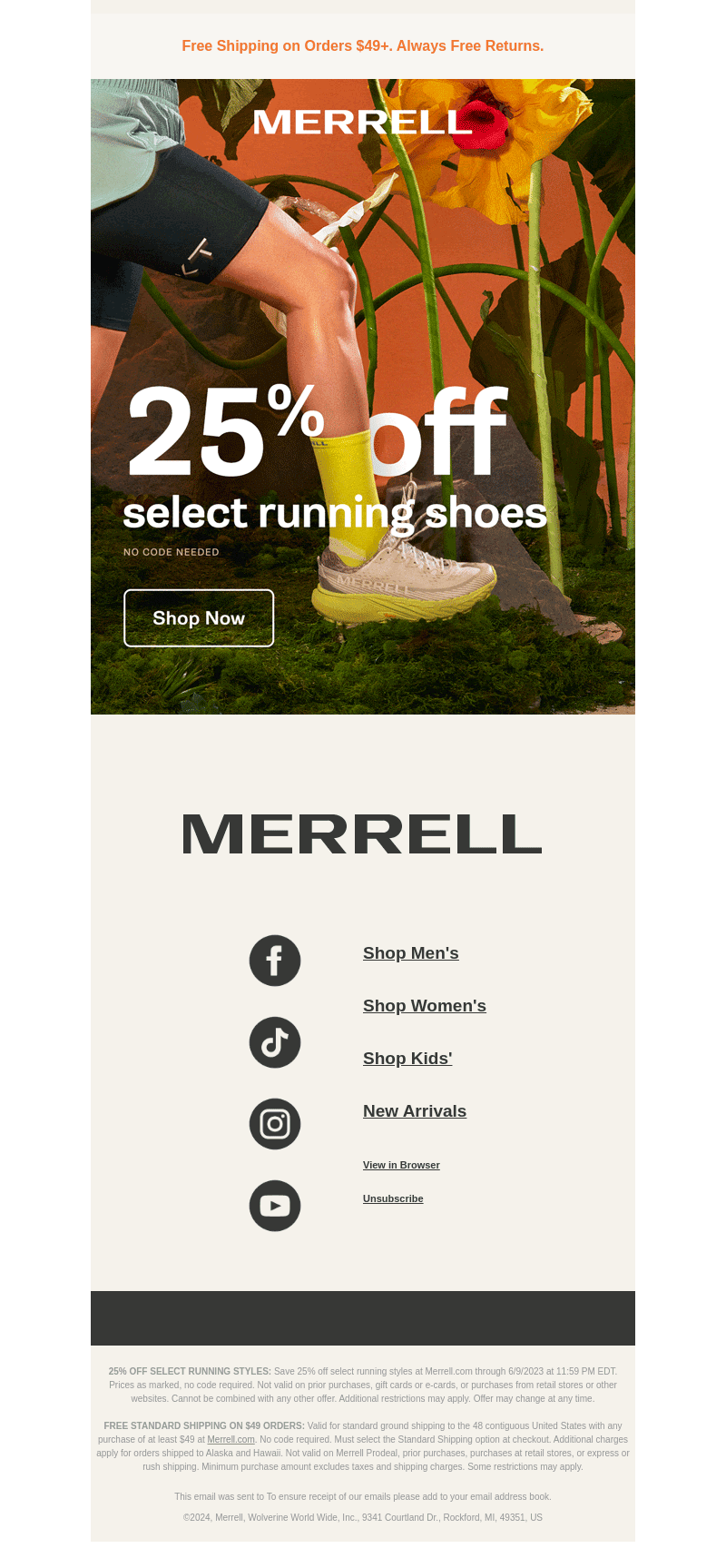 25% off our most comfortable running shoe 👟